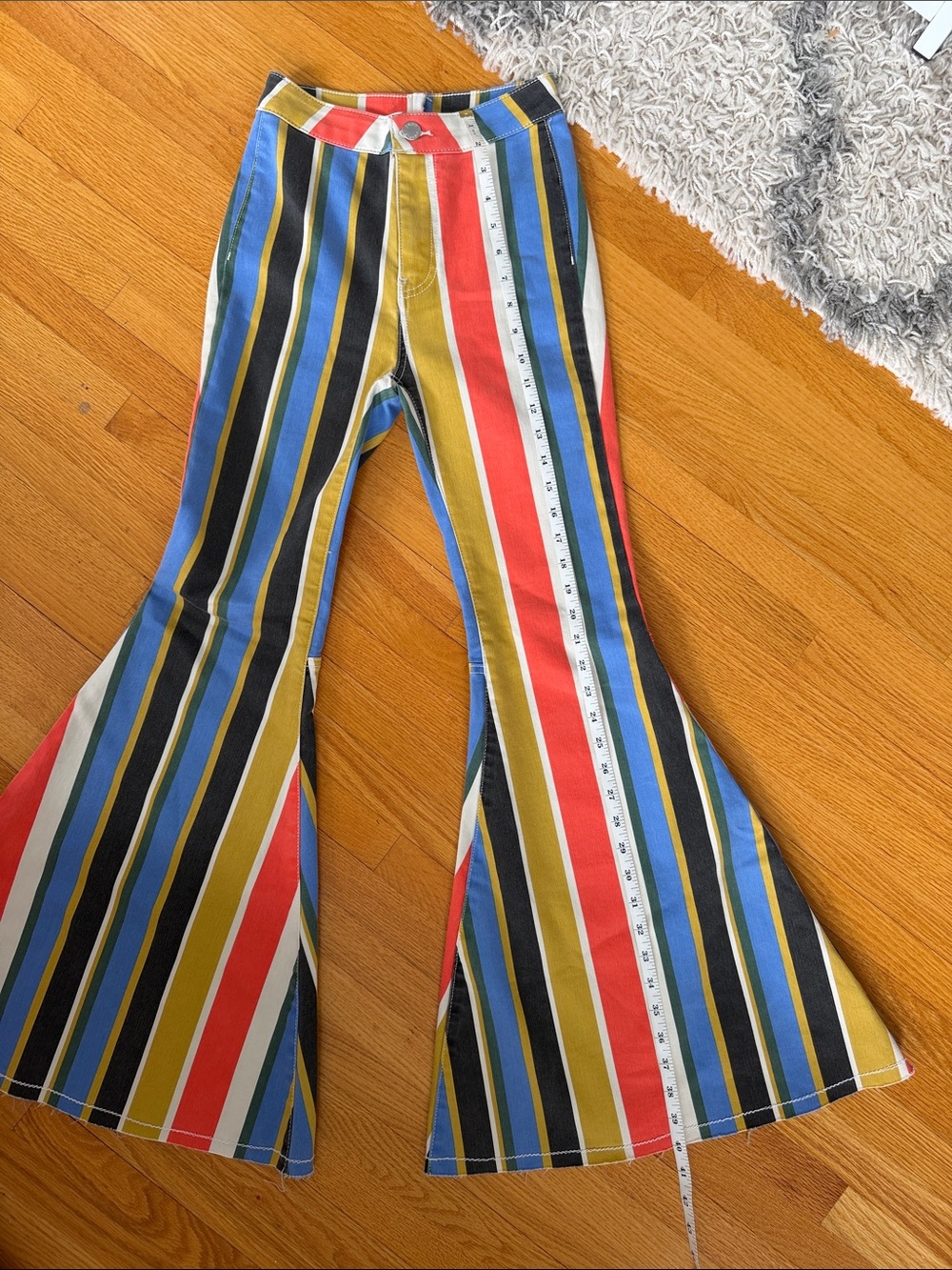 Free People Striped Bell Bottoms - Picture 9 of 9